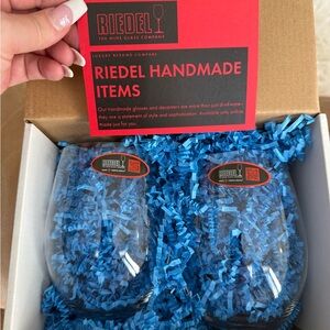 Riedel Handmade Items Gift Box with Blue Packaging